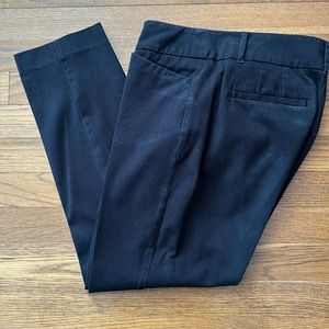 🖤Loft black ankle length pants in Julie fit. Size 6.